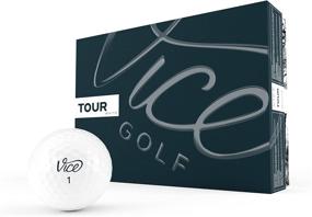 img 4 attached to ⛳️ Vice Golf Tour White 2020: 12 Golf Balls with Exceptional Short Game Spin, Straight Trajectory, and Soft Feel for Casual Golfers