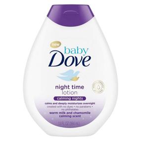 img 1 attached to 🌙 13oz, Pack of 1 Baby Dove Nighttime Baby Lotion - Enhance Sleep Quality