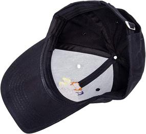 img 1 attached to Halloween Baseball Black Dad Cap - Hocus Pocus Hat, Easily Adjustable Unisex Funny Party Hats