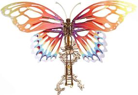 img 2 attached to 🦋 Exquisite UGEARS Fluttering Butterfly Wood Puzzle: A Delightful Mechanical Masterpiece