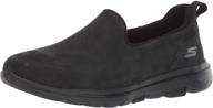 👟 skechers women's black walk 5 15913 shoes logo