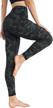 leggings pockets waisted contral workout logo