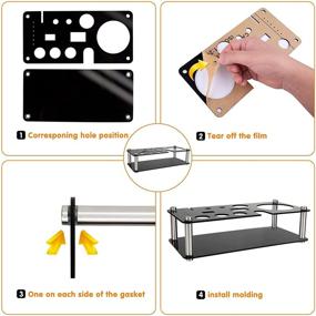 img 2 attached to 🍸 Ultimate 23-Piece Cocktail Shaker Set: Premium Bartender Kit with Acrylic Display Stand - Ideal Man Christmas Gift