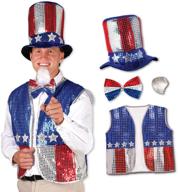 🎇 sparkling uncle sam set: patriotic party supplies for labor day & 4th of july celebrations logo