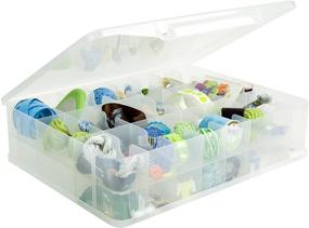 img 1 attached to 🏠 Natural Home Storage Organizer, Creative Options 531586, 14.5