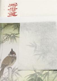 img 1 attached to 🎨 Easyou Sumi Paper: Premium Xuan Paper for Chinese & Japanese Meticulous-Style Painting - 33cmx66cm - 50 Sheets