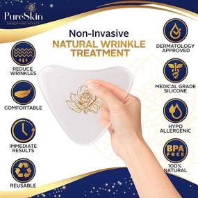 img 3 attached to 💆 PureSkin Chest Wrinkle Pads: 3-Pack Silicone Patches for Anti-Aging Chest Wrinkles - Sleeping Reusable Solution for Decollete Wrinkles