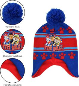 img 2 attached to Nickelodeon Toddler Patrol Mittens Weather Boys' Accessories : Cold Weather