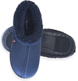 img 4 attached to 🛀 Ultimate Cozy Comfort: Pupeez Warmth Bedroom Slippers for Boys - Shoes & Slippers that Keep Feet Happy!