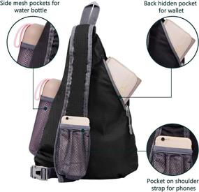 img 3 attached to 🎒 Adoric Life Sling Crossbody Backpack: Optimize Your Search