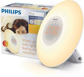 img 4 attached to 🌞 Philips Sunrise Simulation Wake-up Light with 2 Natural Sounds, FM Radio & Bedside Lamp - HF3505/60
