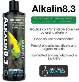 img 1 attached to 🐠 Brightwell Aquatics Alkalin8.3: Concentrated KH Buffer Supplement for Marine and Reef Aquariums - Promote Alkalinity Balance and Enhance Coral Growth