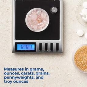 img 1 attached to 📈 American Weigh Scale Gemini Series Milligram Scale - Silver 20g x 0.001g (GEMINI-20) (Black) - High-Precision Digital Weighing for Accurate Measurements