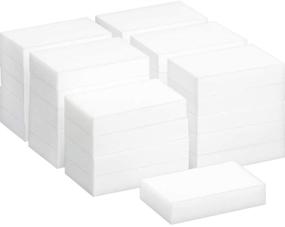 img 4 attached to 🧽 100 PCS Klickpick Home Magic Cleaning Sponge - Bulk White Sponges for All Surface Cleaning - Eraser Sponge - Bathroom, Kitchen, Floor, Baseboard, Wall Cleaner