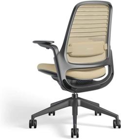 img 3 attached to 🪑 Steelcase Series 1 Office Chair with Graphite Frame and Malt Cushions