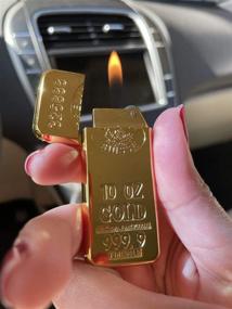 img 1 attached to Gold Bar Pocket Lighter Husband