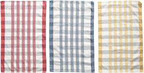img 2 attached to Creative Co Op Cotton Check Towels