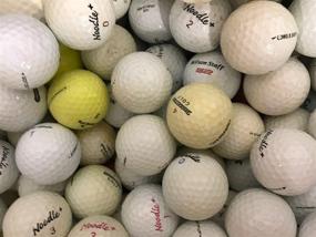 img 2 attached to 🏌️ 100 Golf Practice Balls in Convenient Mesh Bag for Hit Away Training