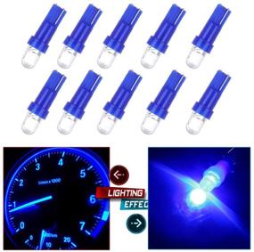 img 3 attached to 💡 High-quality 10 Pack Blue LED Bulbs for Dashboard, Gauge, and Instrument Panels by cciyu