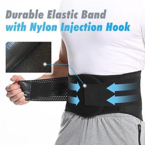 img 2 attached to Andou Belt - Sciatica Scoliosis Herniated Disc Back Support for Men and Women, Lumbar Support for Lower Back Pain, Brace for Office Staff, Drivers, Warehouse Workers, Porters, and Gardeners