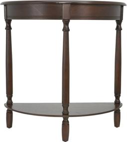 img 3 attached to Décor Therapy FR1478 Console Walnut Furniture