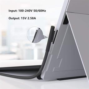 img 2 attached to 💡 High-Quality Surface Pro Charger - 15V 2.58A Power Supply Adapter Compatible with Surface Pro 3 4 5 6 7, Surface Laptop 1 2, Surface Go X LTE - Charger Cord Included