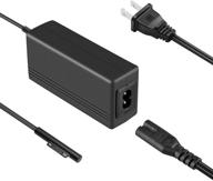 💡 high-quality surface pro charger - 15v 2.58a power supply adapter compatible with surface pro 3 4 5 6 7, surface laptop 1 2, surface go x lte - charger cord included logo