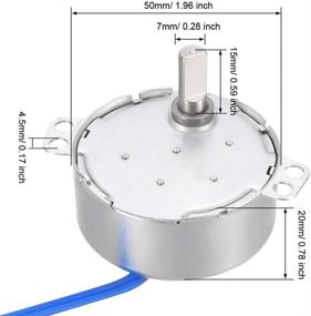 img 2 attached to 🔌 Uxcell Synchronous 100-127V 4.5RPM 50/60Hz Motor