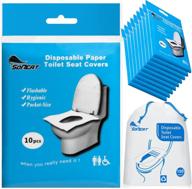 🚽 essential disposable toilet seat covers for clean restrooms - janitorial & sanitation supplies logo