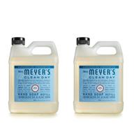 🌧️ mrs. meyer’s clean day rainwater scent liquid hand soap refill - 2 pack (33 oz) logo