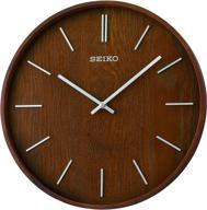 seiko qxa765blh maddox clock brown logo