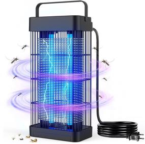 img 4 attached to 🪰 Powerful 2 in 1 Bug Zapper & Mosquito Trap: Effective Electronic Mosquito Zappers for Indoor and Outdoor Use, Perfect Insect Fly Traps and Mosquito Killer for Your Home, Garden, Backyard, and Patio