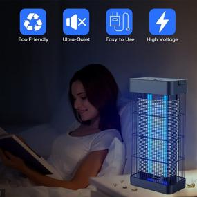 img 2 attached to 🪰 Powerful 2 in 1 Bug Zapper & Mosquito Trap: Effective Electronic Mosquito Zappers for Indoor and Outdoor Use, Perfect Insect Fly Traps and Mosquito Killer for Your Home, Garden, Backyard, and Patio