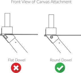 img 1 attached to 🪑 Casual Home Director Chair Canvas, Turquoise - 18.5"W x 16"D: Versatile and Stylish Seating Solution