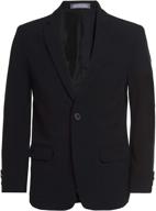 🧥 premium van heusen boys' stretch jacket: classy suits & sport coats for boys logo