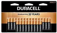 duracell coppertop щелочные батарейки - упаковка из 24 штук 'aaa' (оригинальная версия) логотип