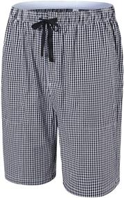 img 3 attached to 🩳 Comfortably Stylish: JINSHI Pajama Shorts Bottoms with Convenient Pockets