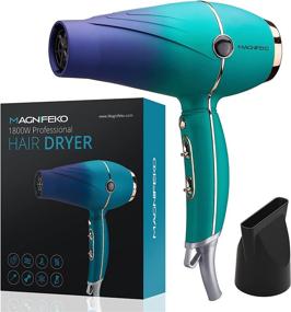 img 4 attached to 💨 Get the Perfect Blowout with Magnifeko Professional Hair Dryer - 1800W Powerful, Fast Hairdryer Blow Dryer