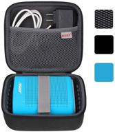 🎧 bovke hard eva shockproof carrying case for bose soundlink color ii and ue roll 360 wireless speakers - protective storage travel bag box logo