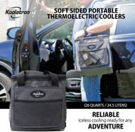 🧊 koolatron d25 hybrid cooler bag: iceless, portable 12v cooling for camping, travel, picnic, boating - 24.5l / 26 quart capacity логотип