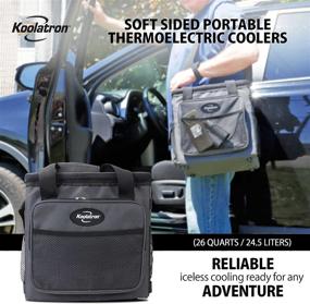 img 4 attached to 🧊 Koolatron D25 Hybrid Cooler Bag: Iceless, Portable 12V Cooling for Camping, Travel, Picnic, Boating - 24.5L / 26 Quart Capacity