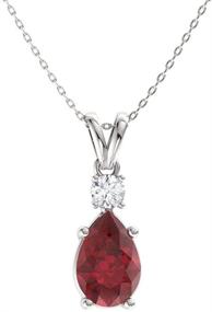 img 4 attached to 💎 Diamondere Certified Diamond Necklace: Elegant Jewelry for Girls' Necklaces & Pendants