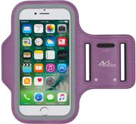 🏋️ moko water resistant phone armband - exercise in comfort with iphone 11 pro, x/xs/8/7/6/5s/se, purple logo