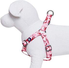 img 1 attached to Blueberry Pet Floral and Camo 🐾 Print Dog Harnesses with 10+ Spring-inspired Patterns