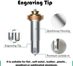 img 3 attached to ✨ Enhance your Crafting Experience with the Silver QuickSwap Engraving Tip for Cricut