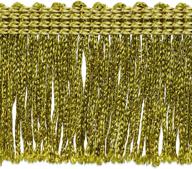 🌟 expo international 20-yard gold metallic chainette fringe trim - 2-inch width logo