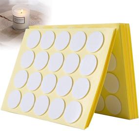 img 4 attached to 🕯️ Premium 400 Candle Wick Stickers for Heat-Resistant Double-Sided Candle Making