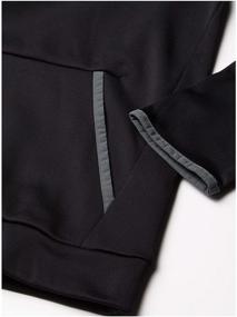 img 1 attached to Stay Cozy and Stylish with Under Armour Fleece Hoodie - Black Boys' Clothing