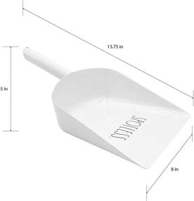 img 2 attached to Rae Dunn Metal Dust Pan - Heavy-Duty Stainless Steel Dustpan with Handle and Hanging Hole - Versatile Indoor & Outdoor White Dust Pan - Ideal for Home, Shop, Commercial, and Industrial Use