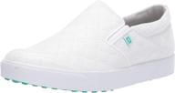 fashionable and functional: footjoy women's fj sport retro golf shoes logo